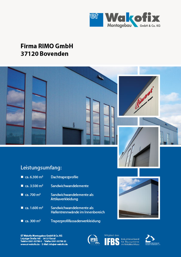 Projekt: RIMO GmbH